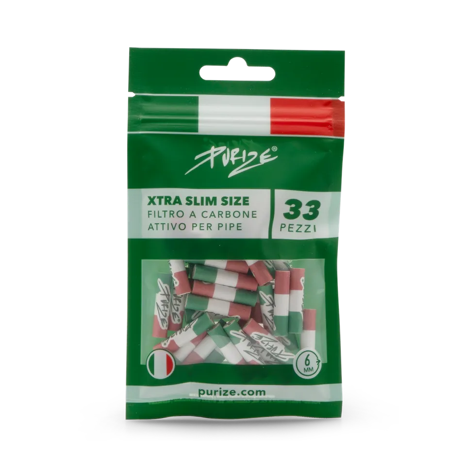 Purize XTRA Slim Size kullfilter 6 mm 33 stk kokos