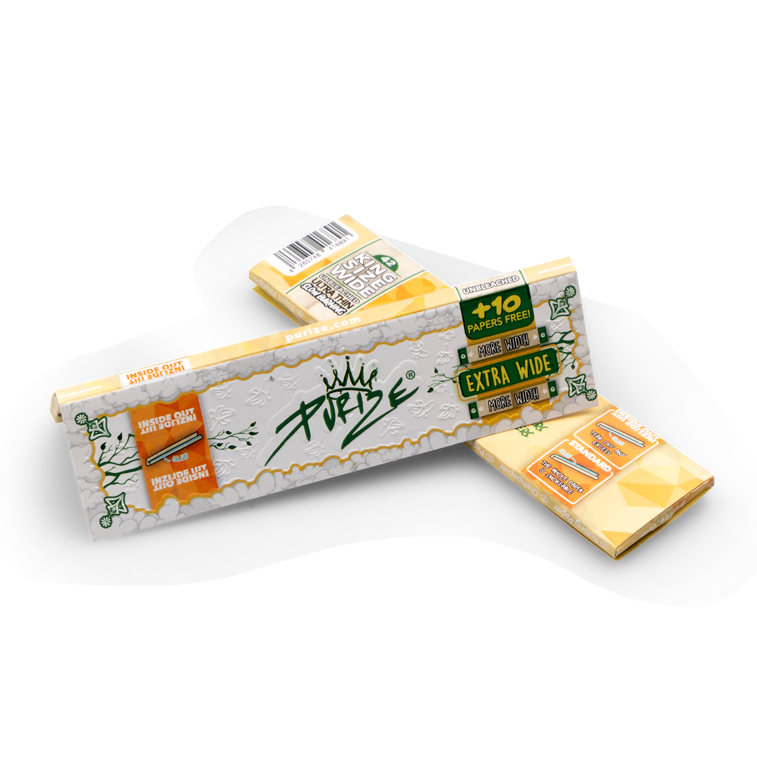 Purize King Size Wide Inside Out rullepapir 50-pakn