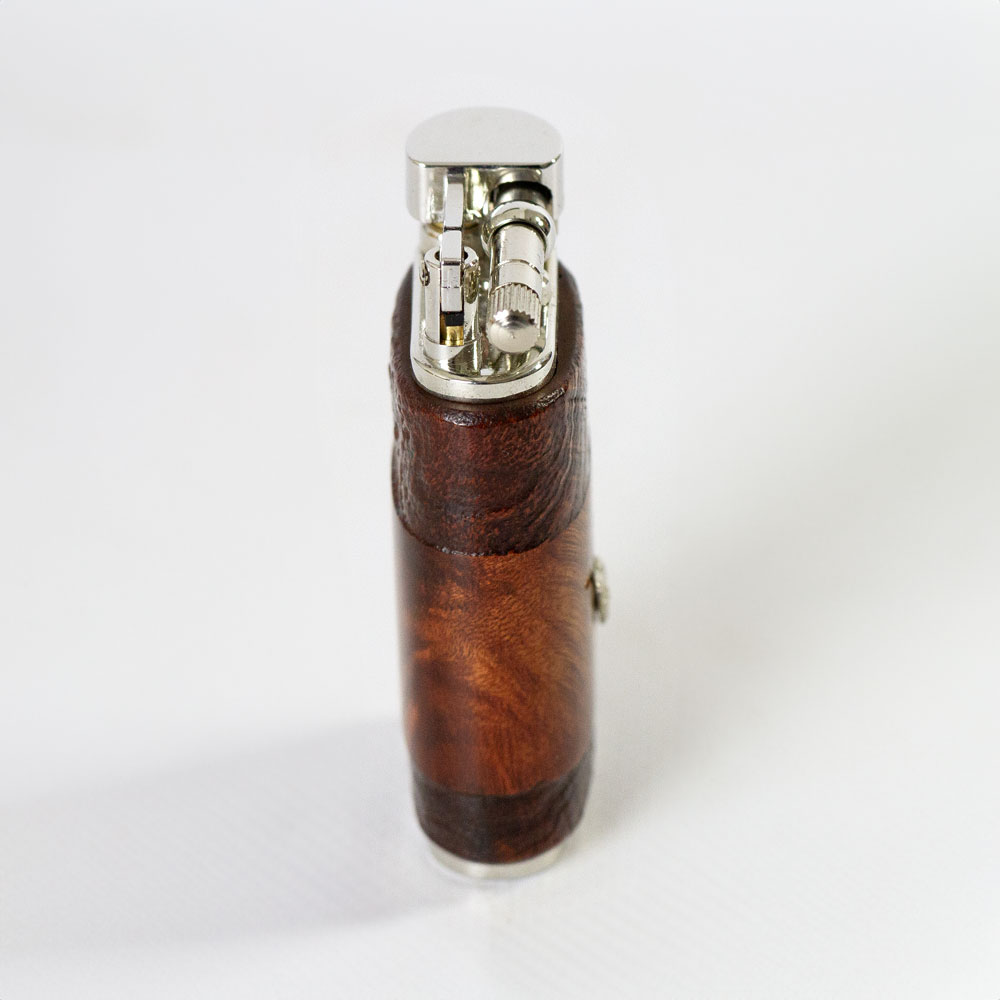 Mastro de Paja lighter bensin messing briar