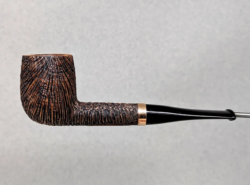 Talbert Ligne Bretagne 2605LB tobakkspipe hybrid rustikk
