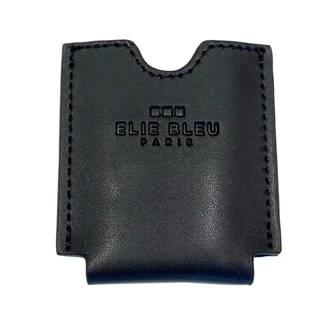 Elie Bleu EBC4 etui sigarkutter svart skinn