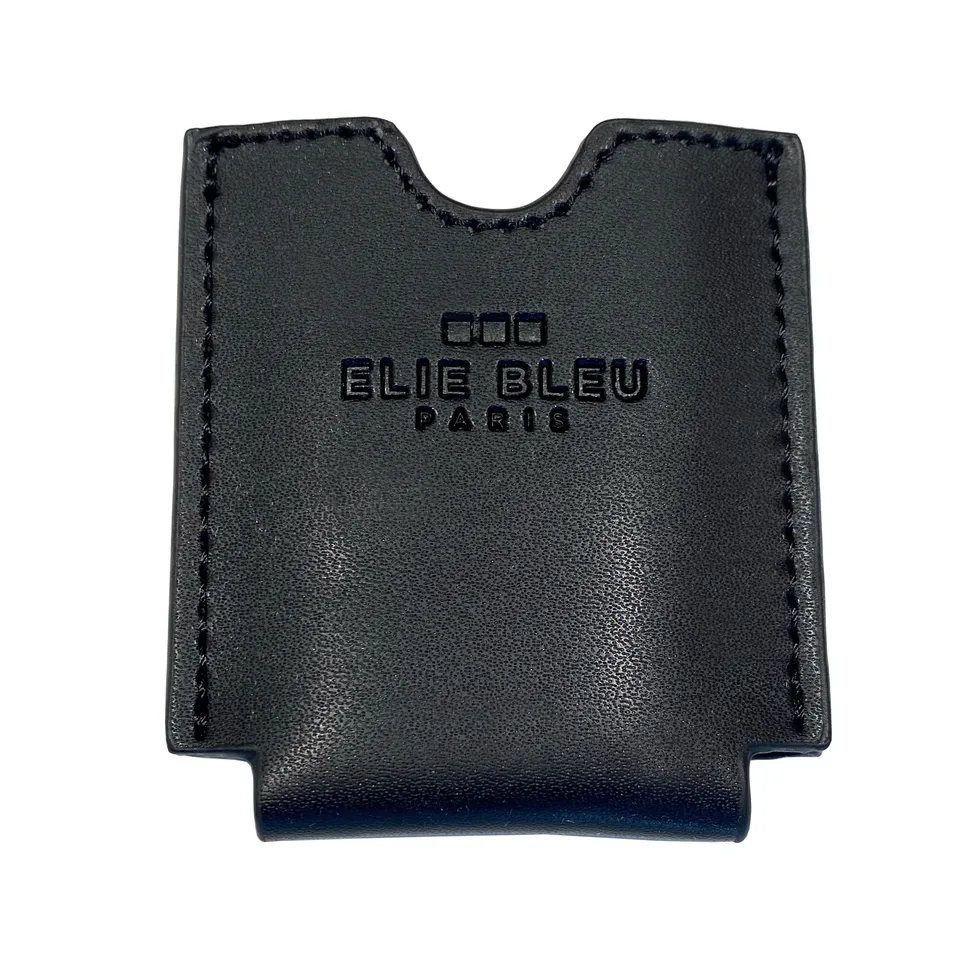 Elie Bleu EBC4 etui sigarkutter svart skinn