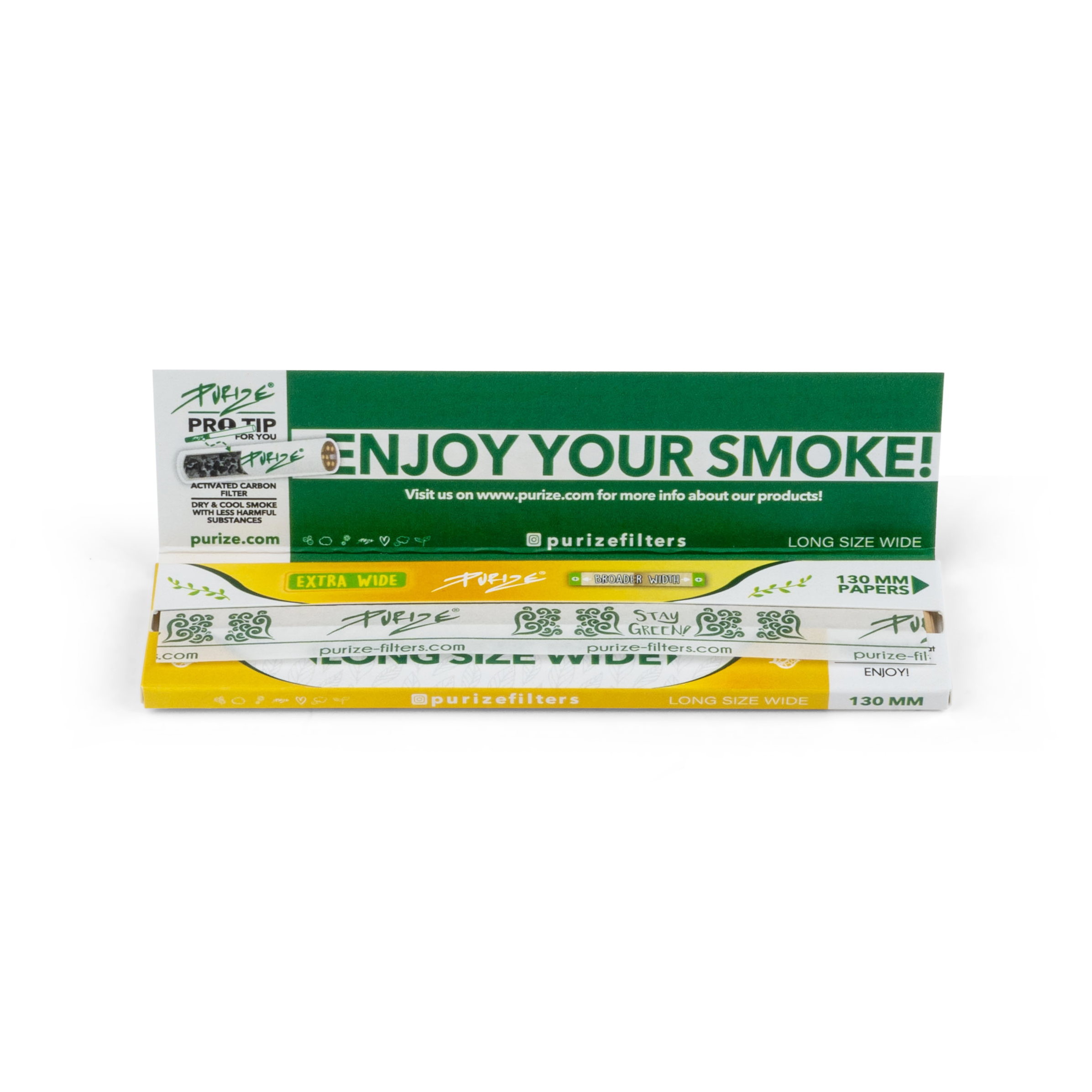 Purize Long Size Wide rullepapir ubleket 40 pk