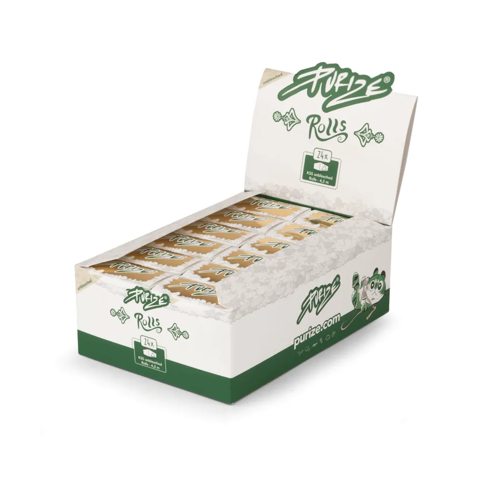 Purize Rolls rullepapir 24-pack brown pink ubleket