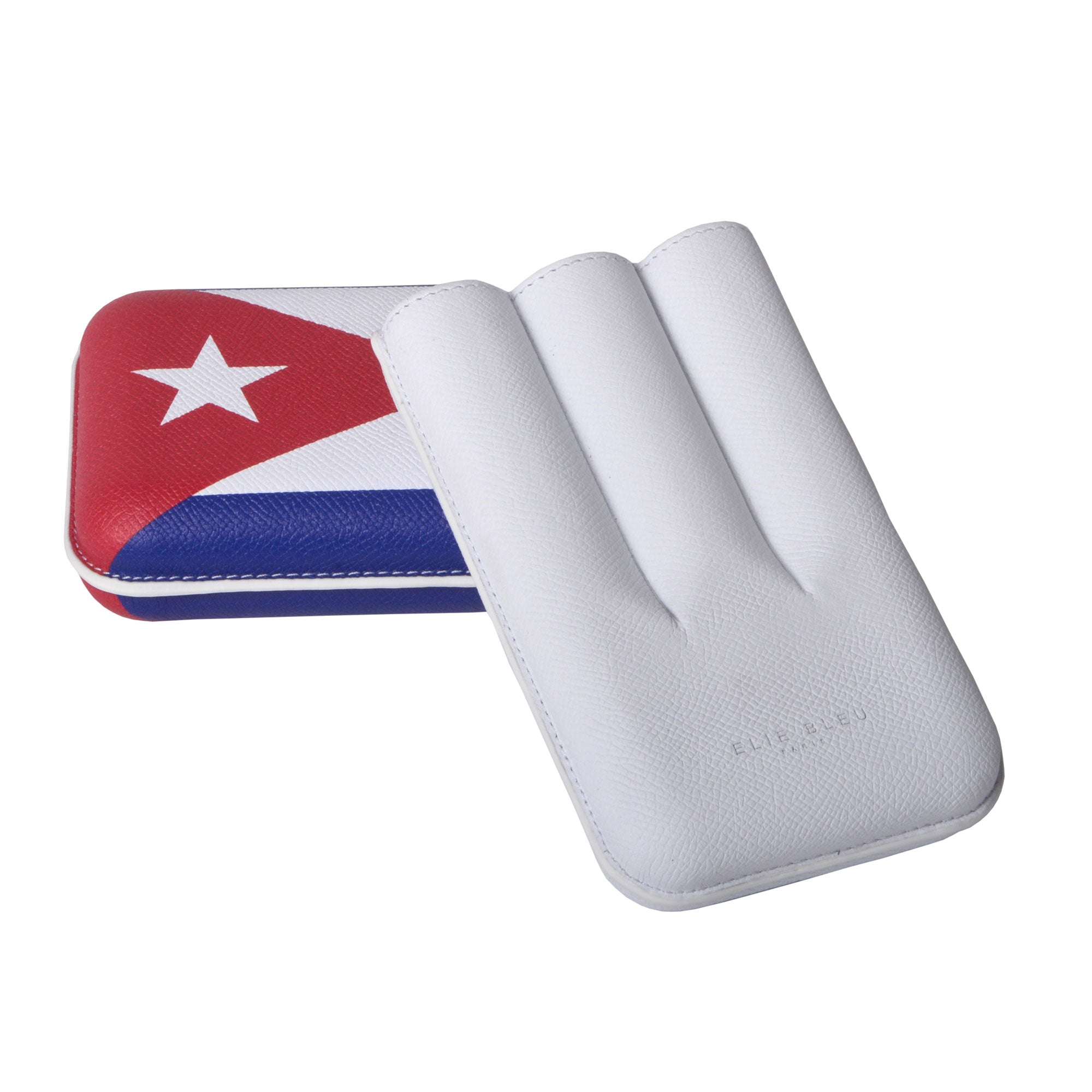 Elie Bleu Cuban Flag sigaretui 3 sigarer kal. 27 skinn