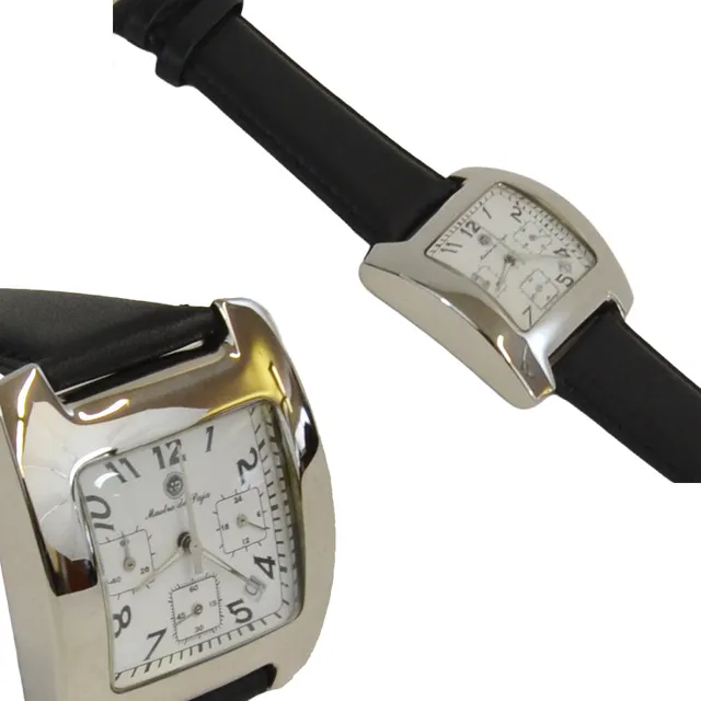 Mastro de Paja armbåndsur kvarts lær brun analog