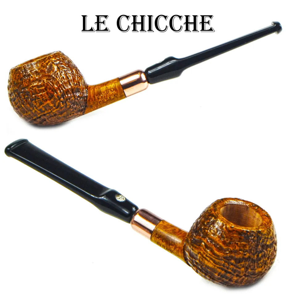 Mastro de Paja Le Chicche håndlaget pipe unico briar