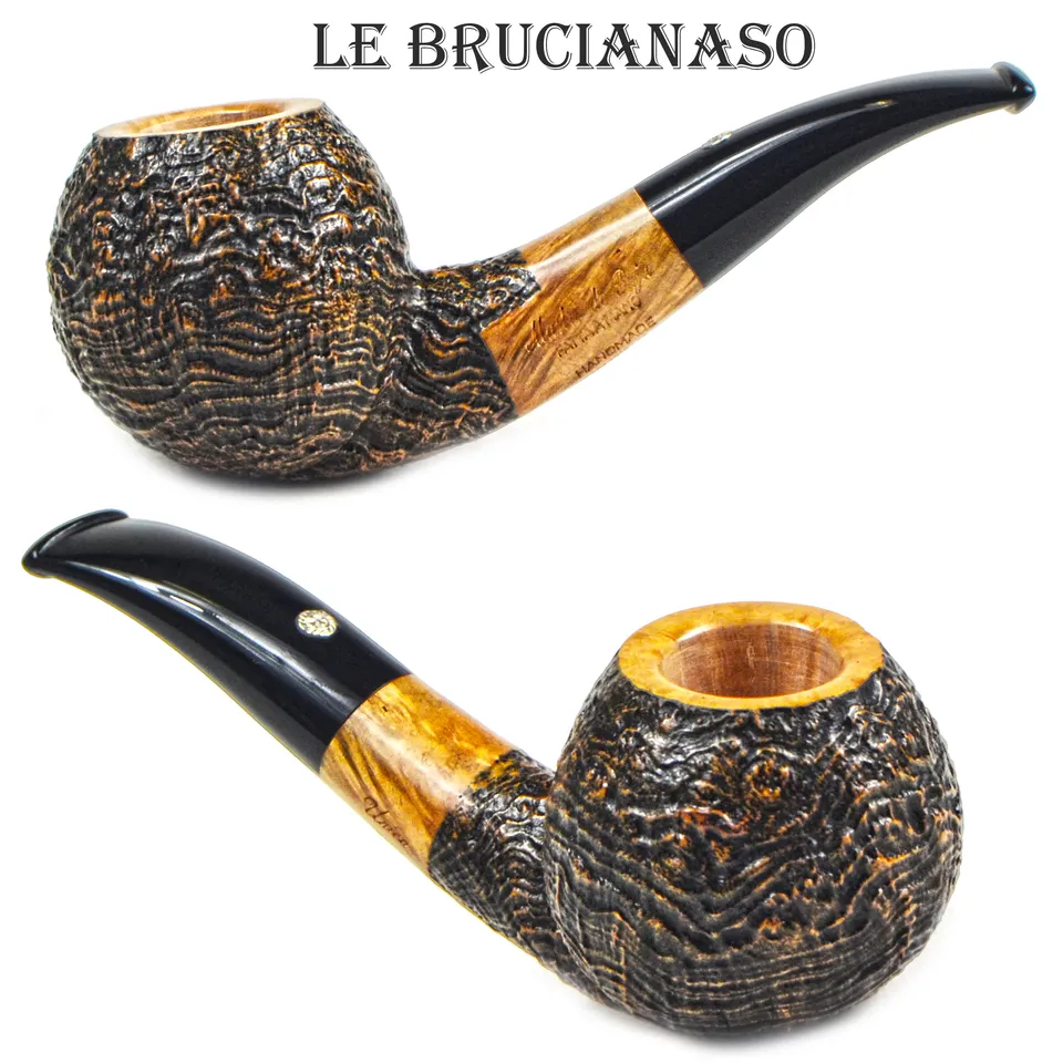 Mastro de Paja Le Brucianaso Elite pipe unikat metakrylat