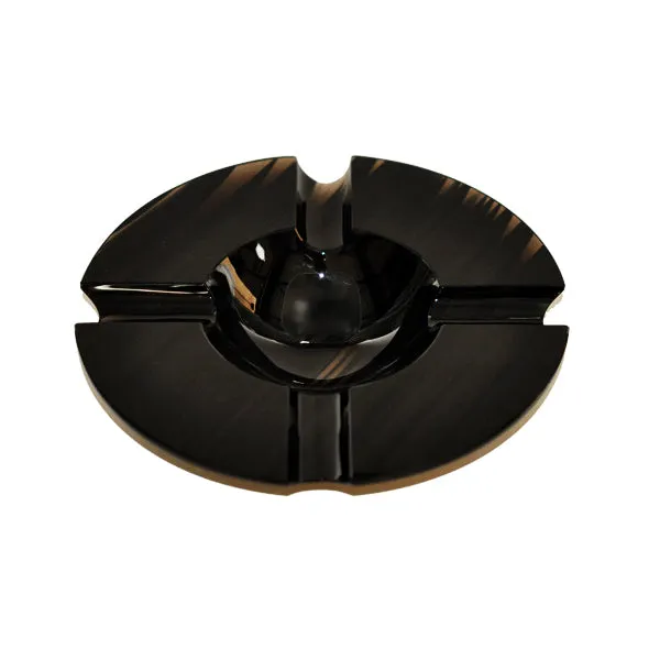 Elie Bleu Obsidian sigaraskebeger 4 sigarer svart