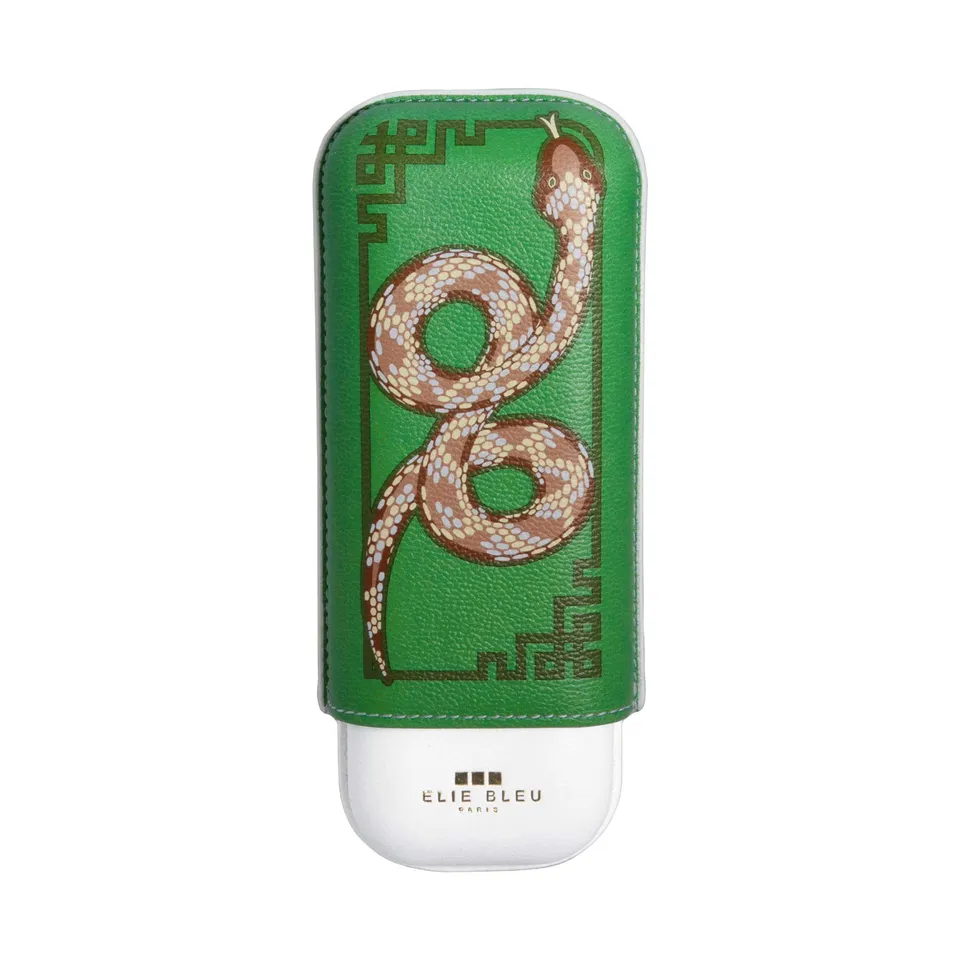 Elie Bleu Snake sigaretui 2 sigarer skinn