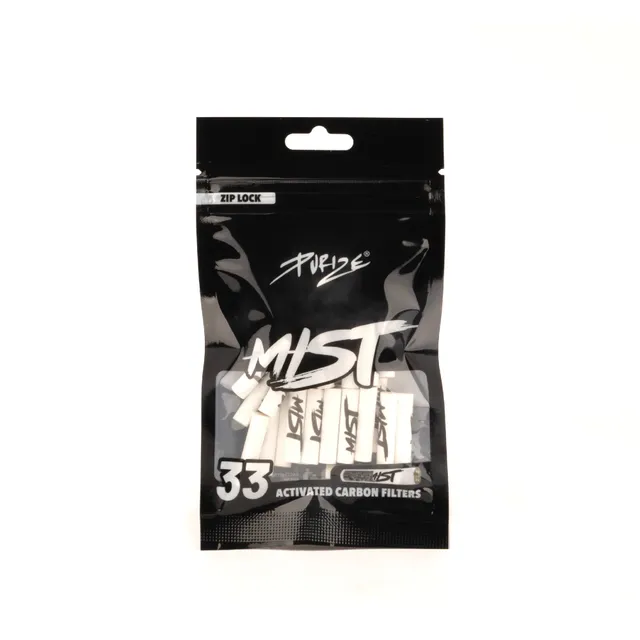 Purize XTRA Slim 6mm kullfilter 33 stk Mist