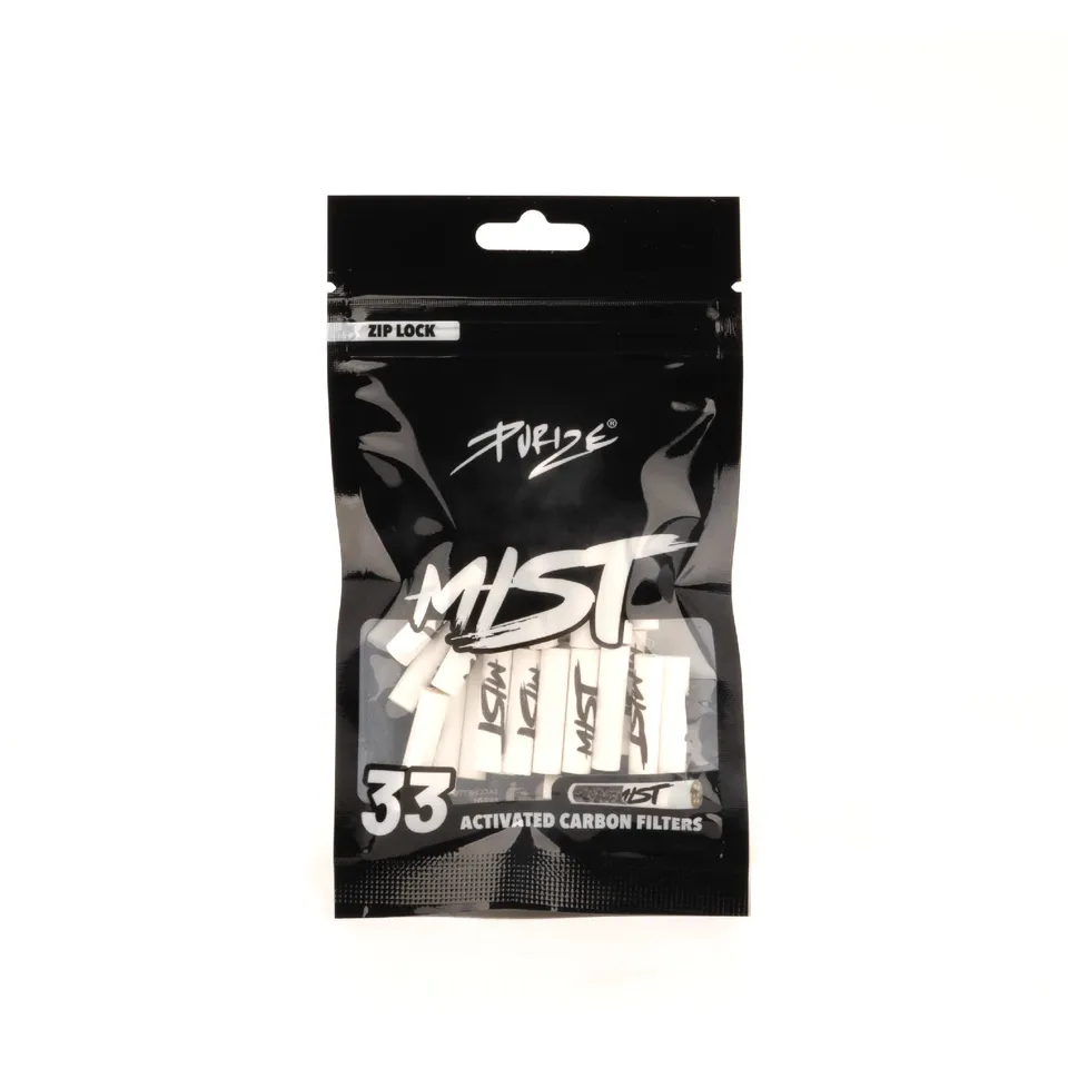 Purize XTRA Slim 6mm kullfilter 33 stk Mist