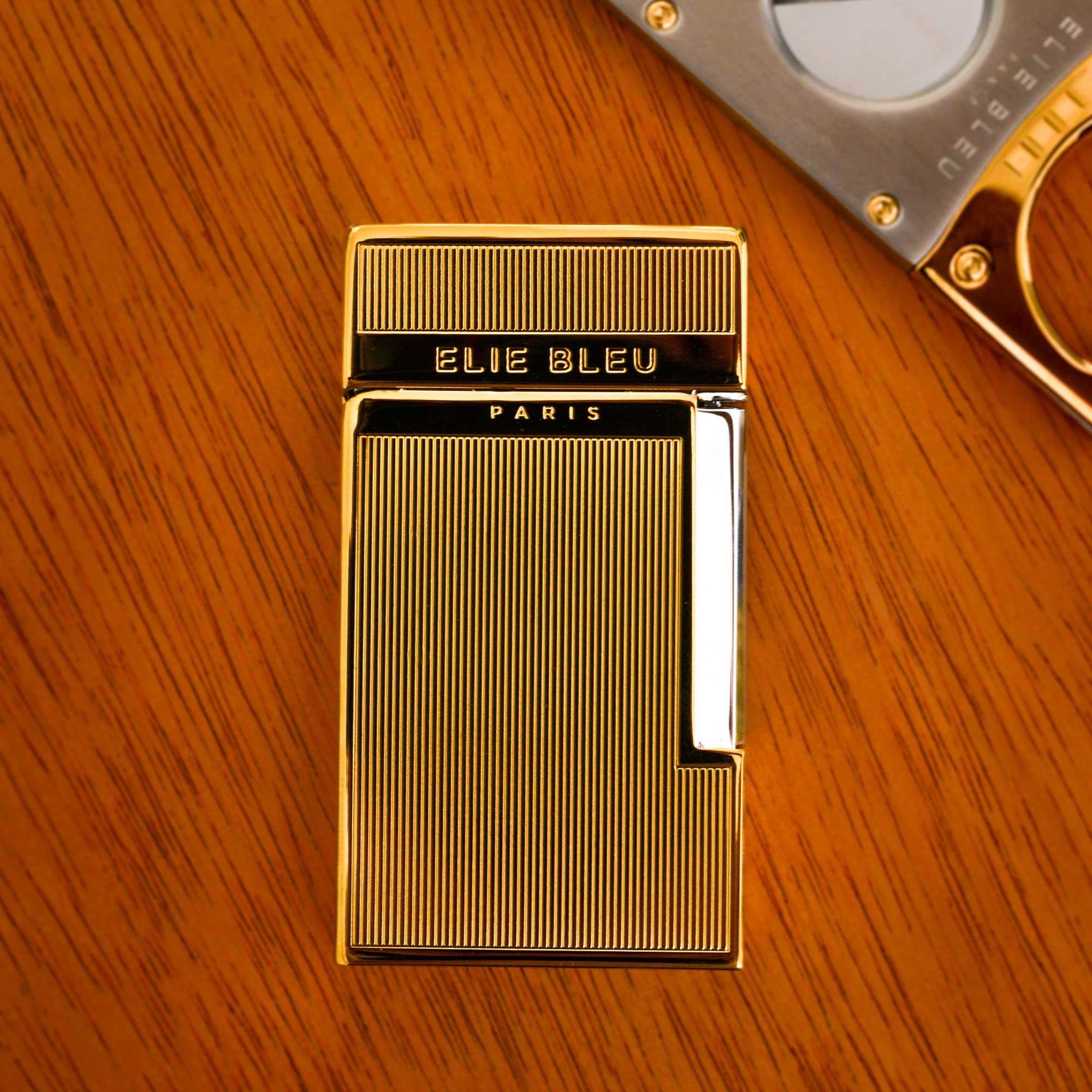 Elie Bleu Diamond Jetflame Monochrome lighter gull EBJ1404