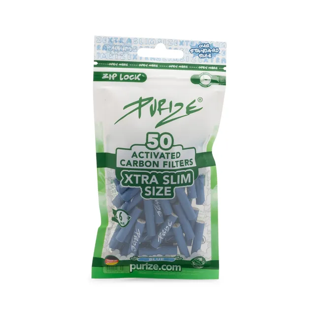 Purize XTRA Slim Size aktivkullfilter 6 mm 50 stk pose