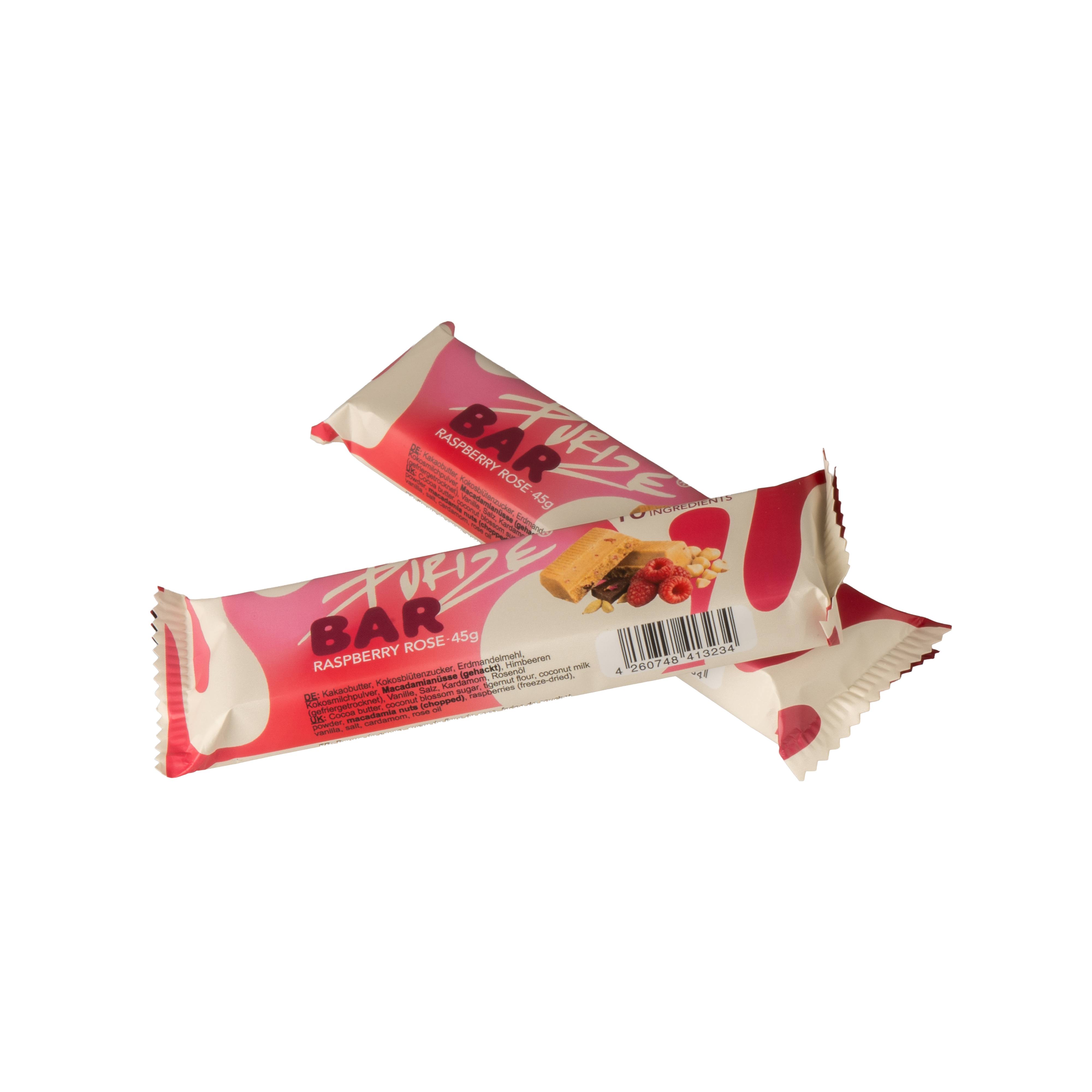 Purize Bar sjokolade Rosé Raspberry 45 g vegansk