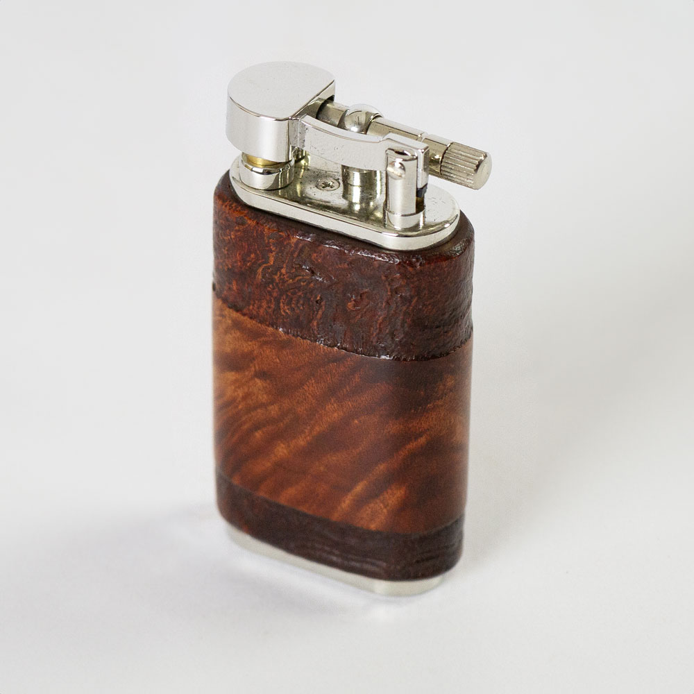 Mastro de Paja lighter bensin messing briar