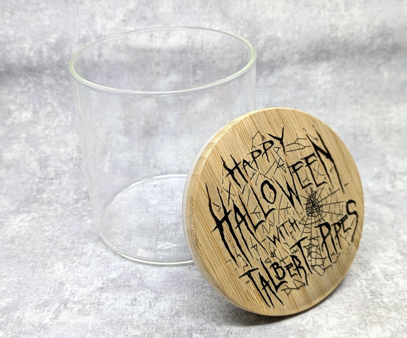 Talbert Halloween humidor tobakk gravert korthold