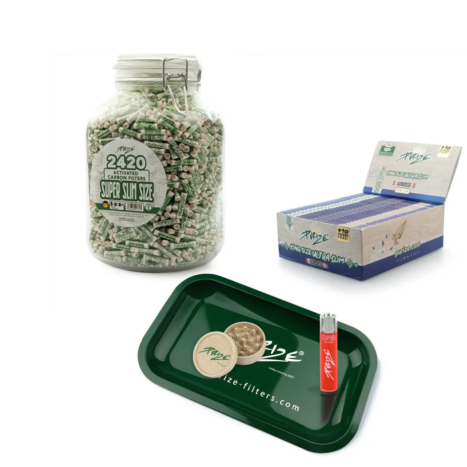 Purize Jar 2420 Super Slim kullfilter bundle med tilbehør
