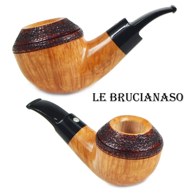 Mastro de Paja Le Brucianaso pipe briar håndlaget unikat