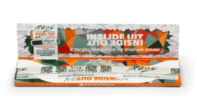 Purize King Size Slim Inside Out rullepapir 50 pk ubleket