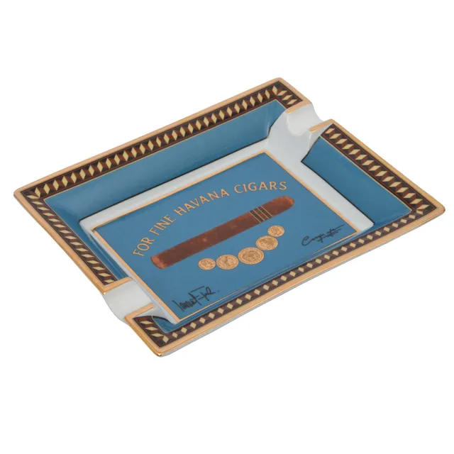 Elie Bleu Medal askebeger porselen rund