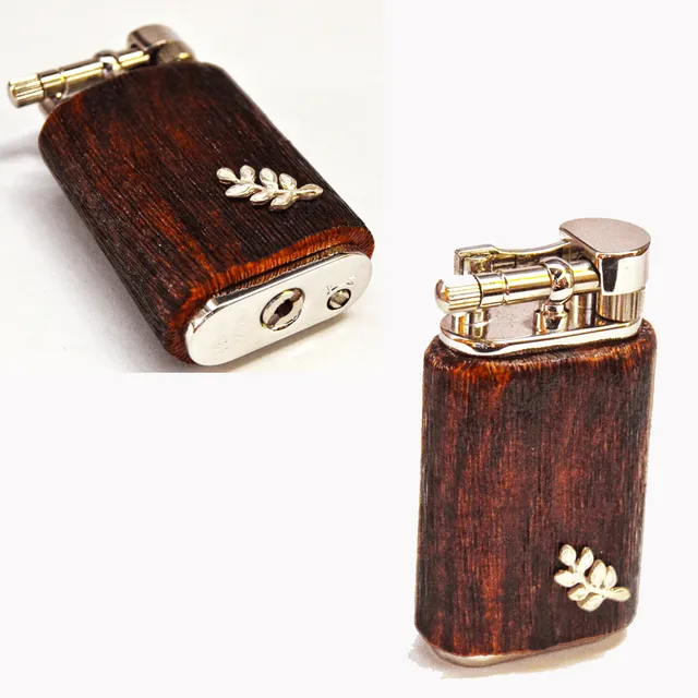 Mastro de Paja lighter messing briar radica sølv