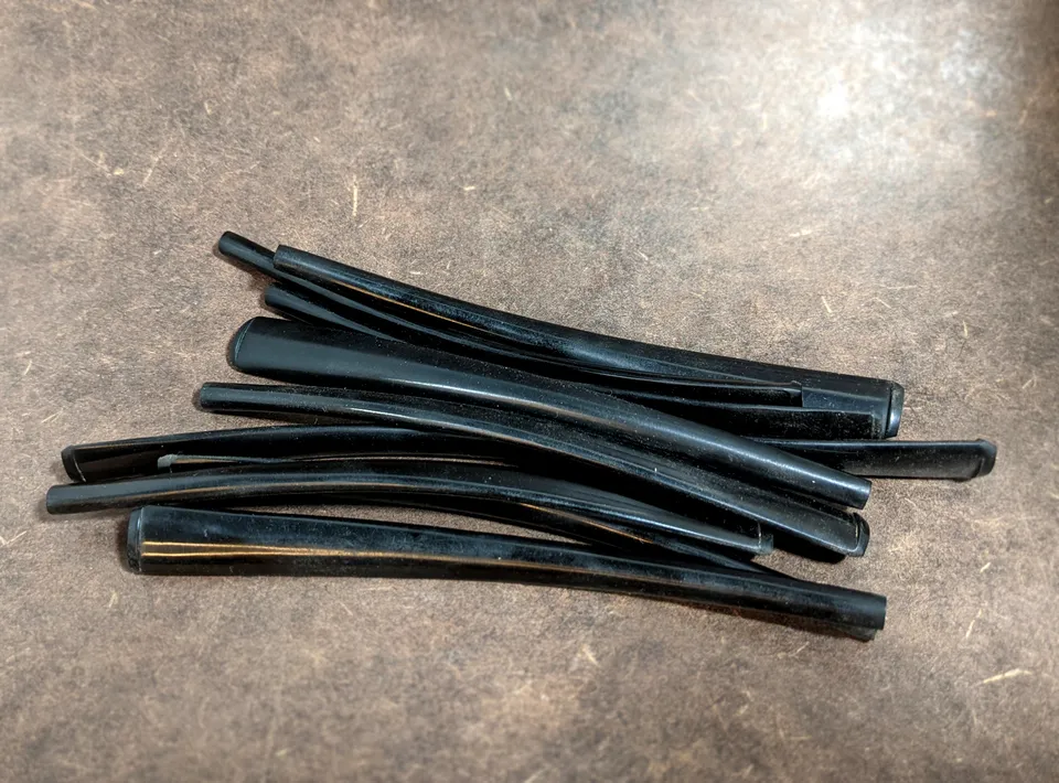 Talbert Pipes Churchwarden Taper munnstykke 10-pk ubehandlet