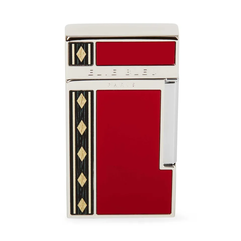 Elie Bleu Diamond Jetflame Alba lighter rød EBJ1453