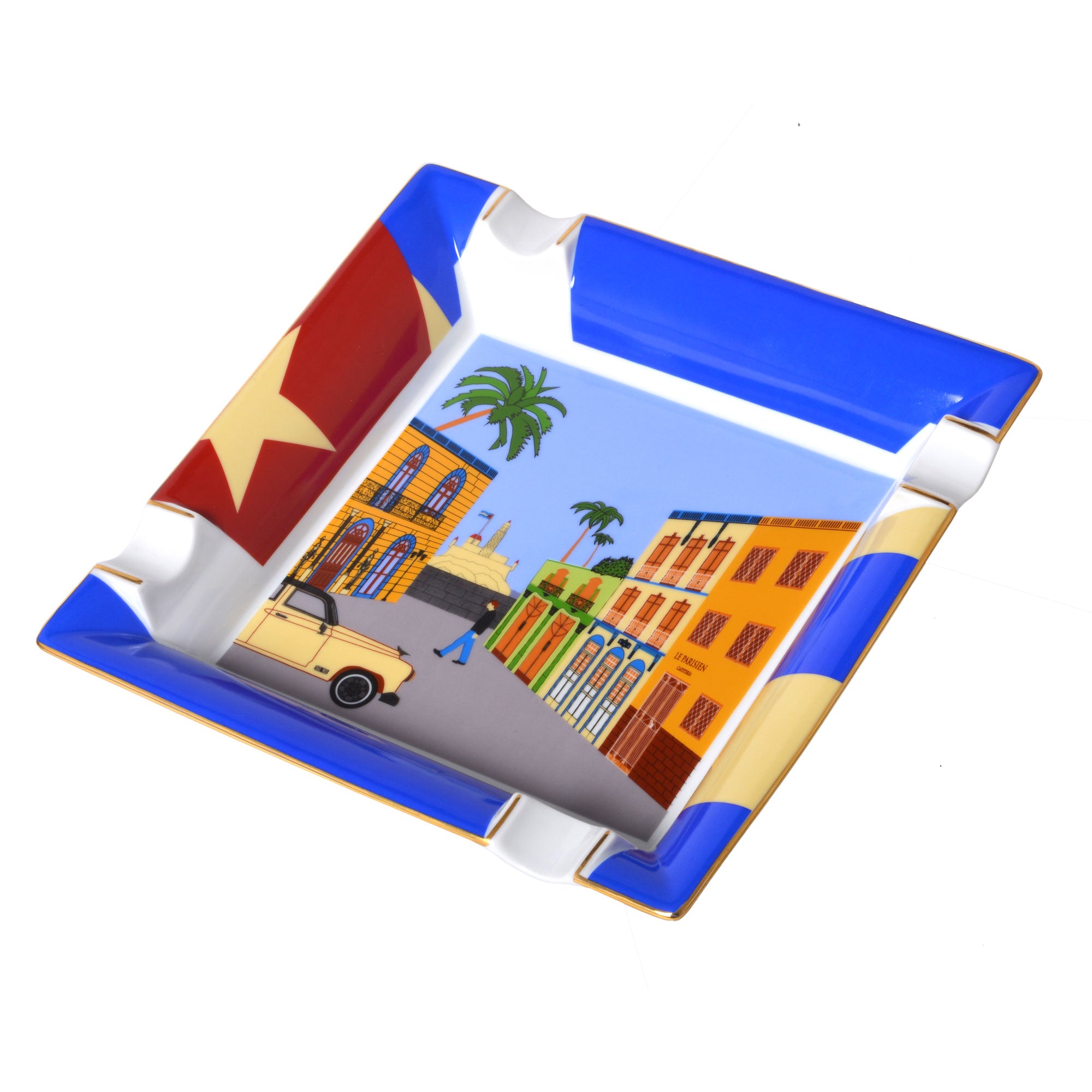 Elie Bleu Casa Cubana askebeger stor porselen