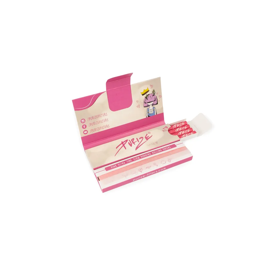 Purize Papes'n'Tips King Size Slim White rullepapir