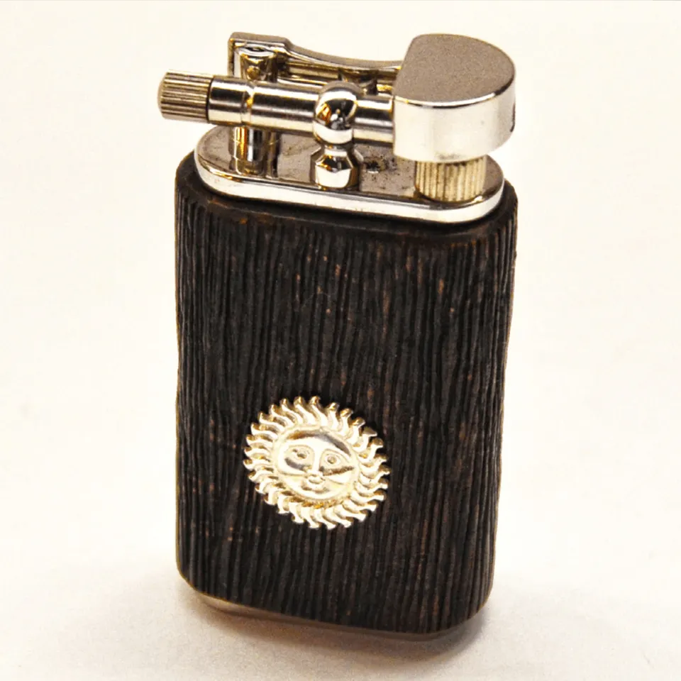 Mastro de Paja steinlighter messing briar regulerbar flamme