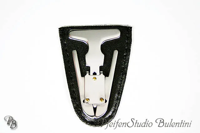 Bulentini Piperenser flat slim krom med etui