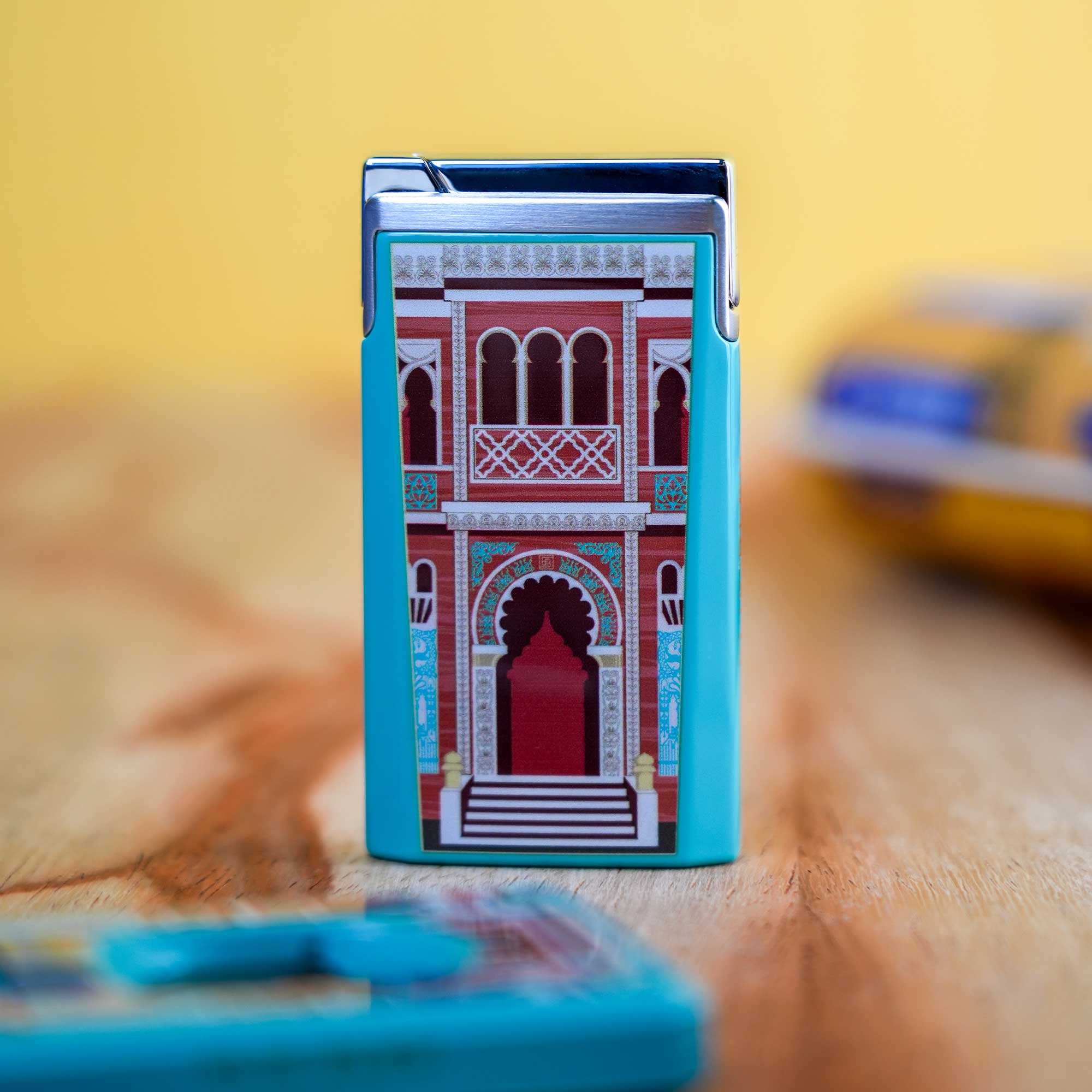 Elie Bleu J15 Casa Cubana Cienfuegos sigarlighter turkis