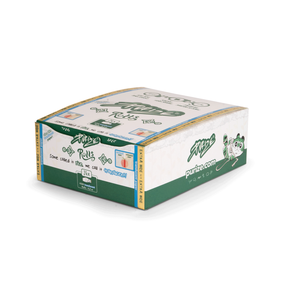 Purize Wide Rolls rullepapir brun 24-pakn ubleket