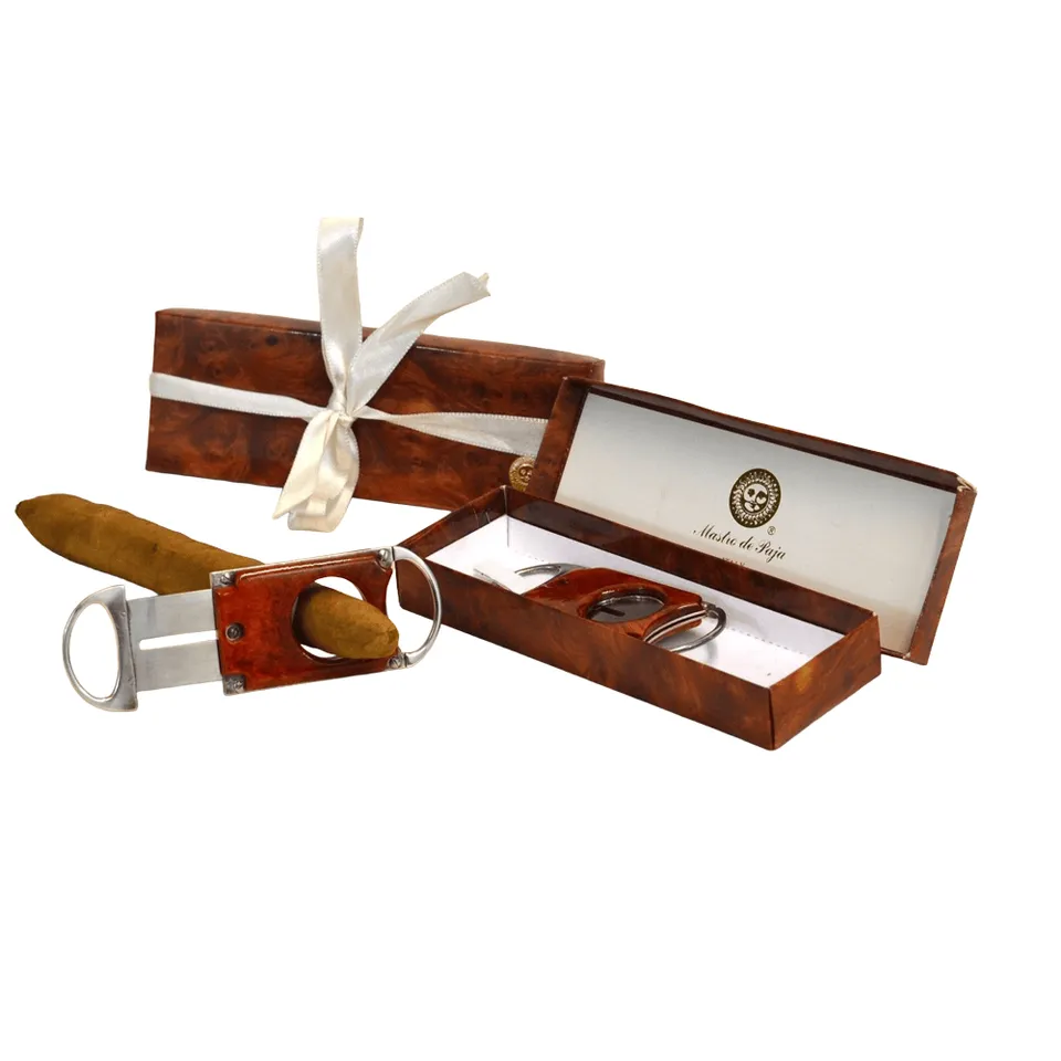Mastro de Paja sigarkutter metall briar