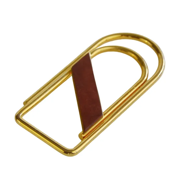 Mastro de Paja pengeklemme messing med briar 6 cm