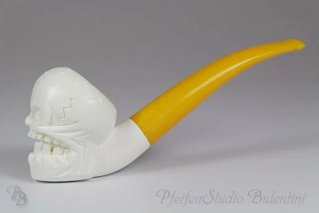 Bulentini Totenkopf M1388 merskumpipe hodeskalle midi