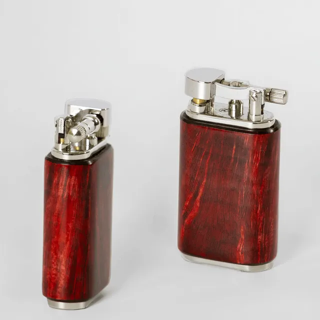 Mastro de Paja lighter messing briar bensin