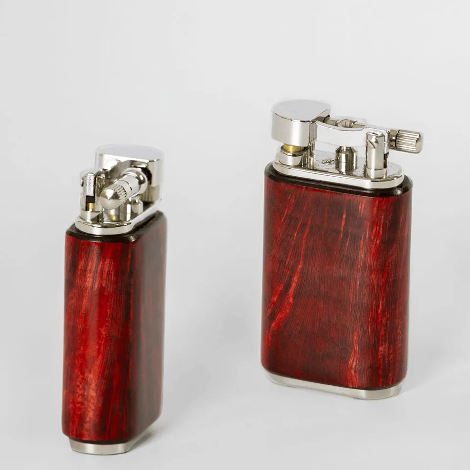 Mastro de Paja lighter messing briar bensin
