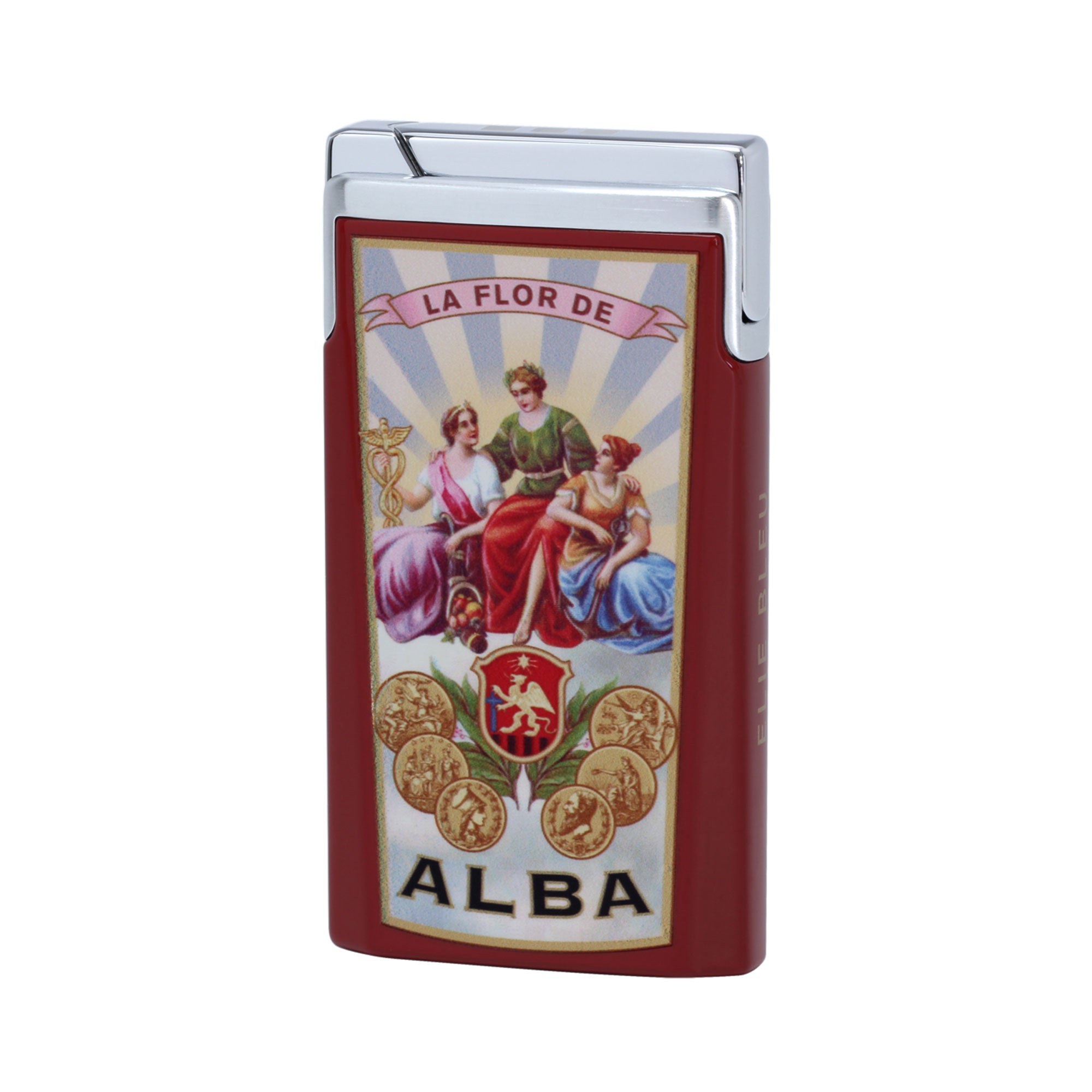 Elie Bleu J15 La flor de Alba sigarlighter lakk blomster