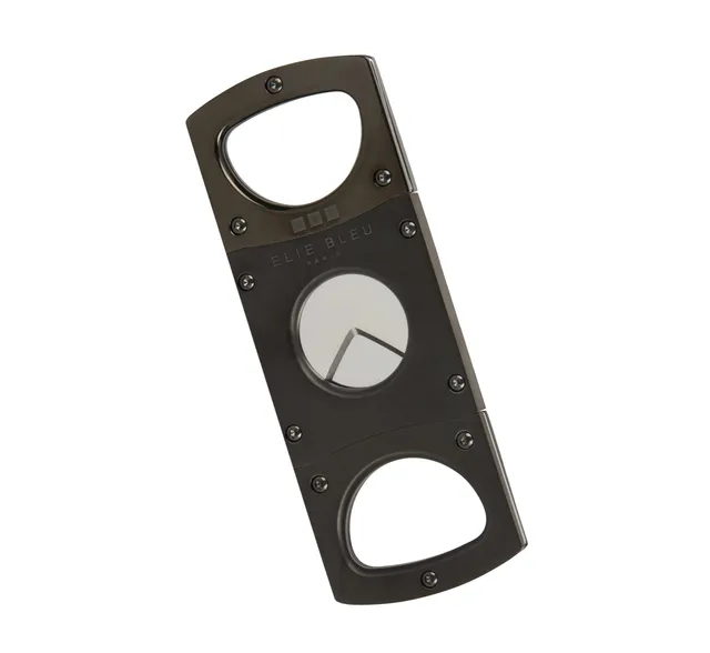 Elie Bleu Double Blade sigarkutter svart dobbeltblad