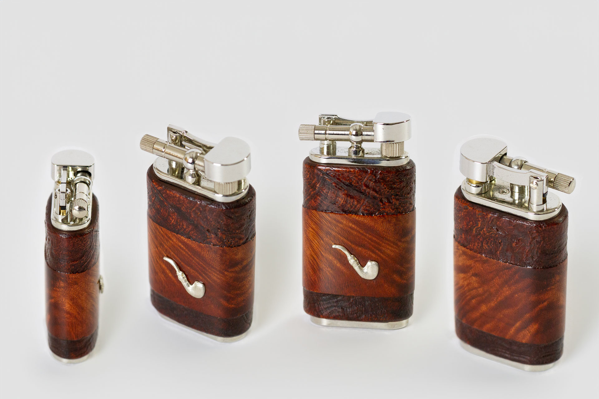 Mastro de Paja lighter bensin messing briar
