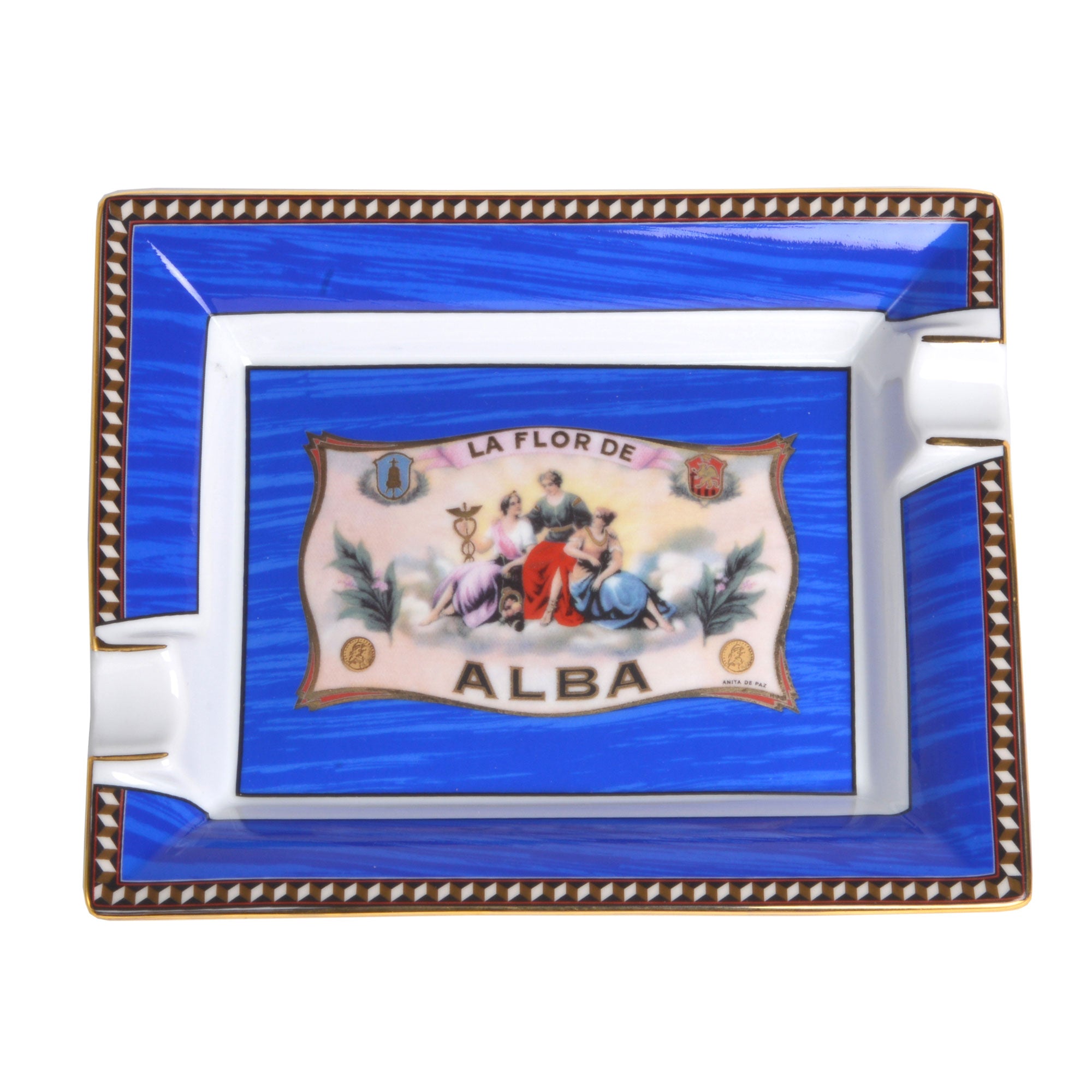 Elie Bleu Flor de Alba askebeger porselen sigar