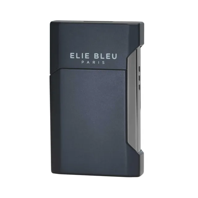 Elie Bleu Plano lommelighter svart matt lakk