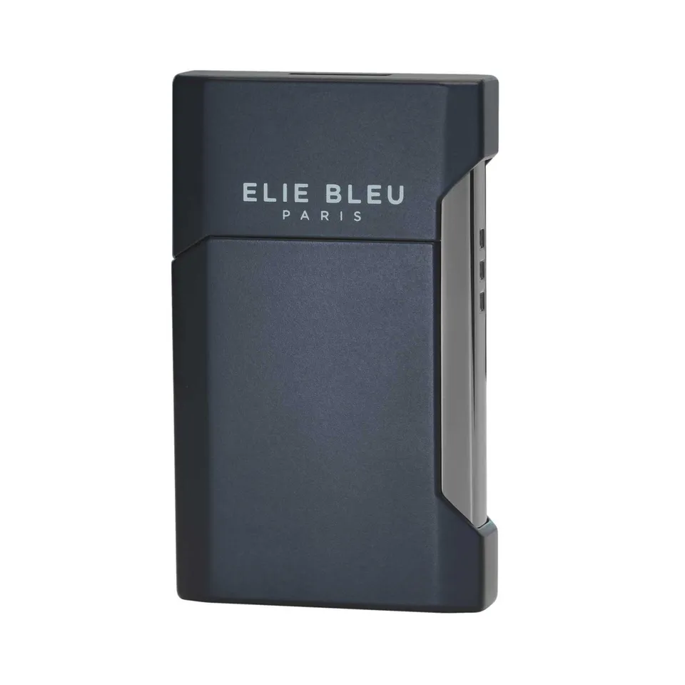 Elie Bleu Plano lommelighter svart matt lakk