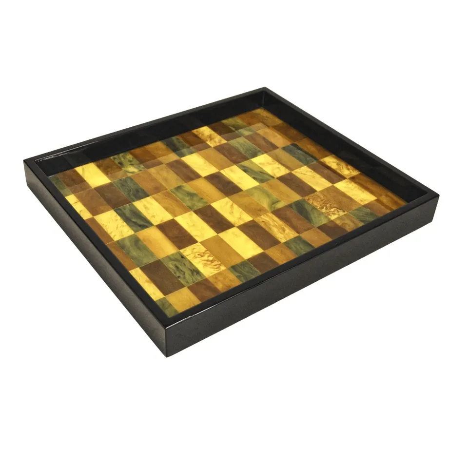 Mastro de Paja Arlecchino serveringsbrett sort 30x35 cm