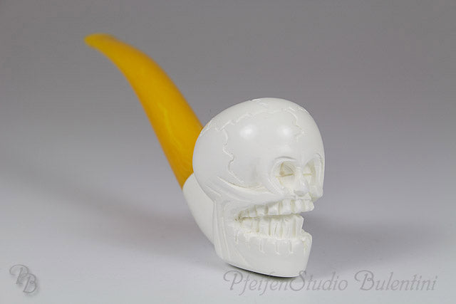 Bulentini Totenkopf M1388 merskumpipe hodeskalle midi