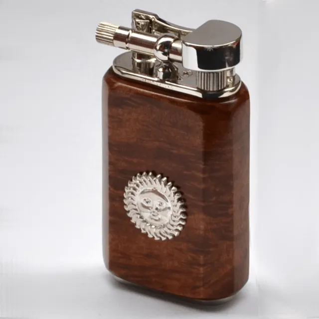 Mastro de Paja Handmade lighter messing briar bensin