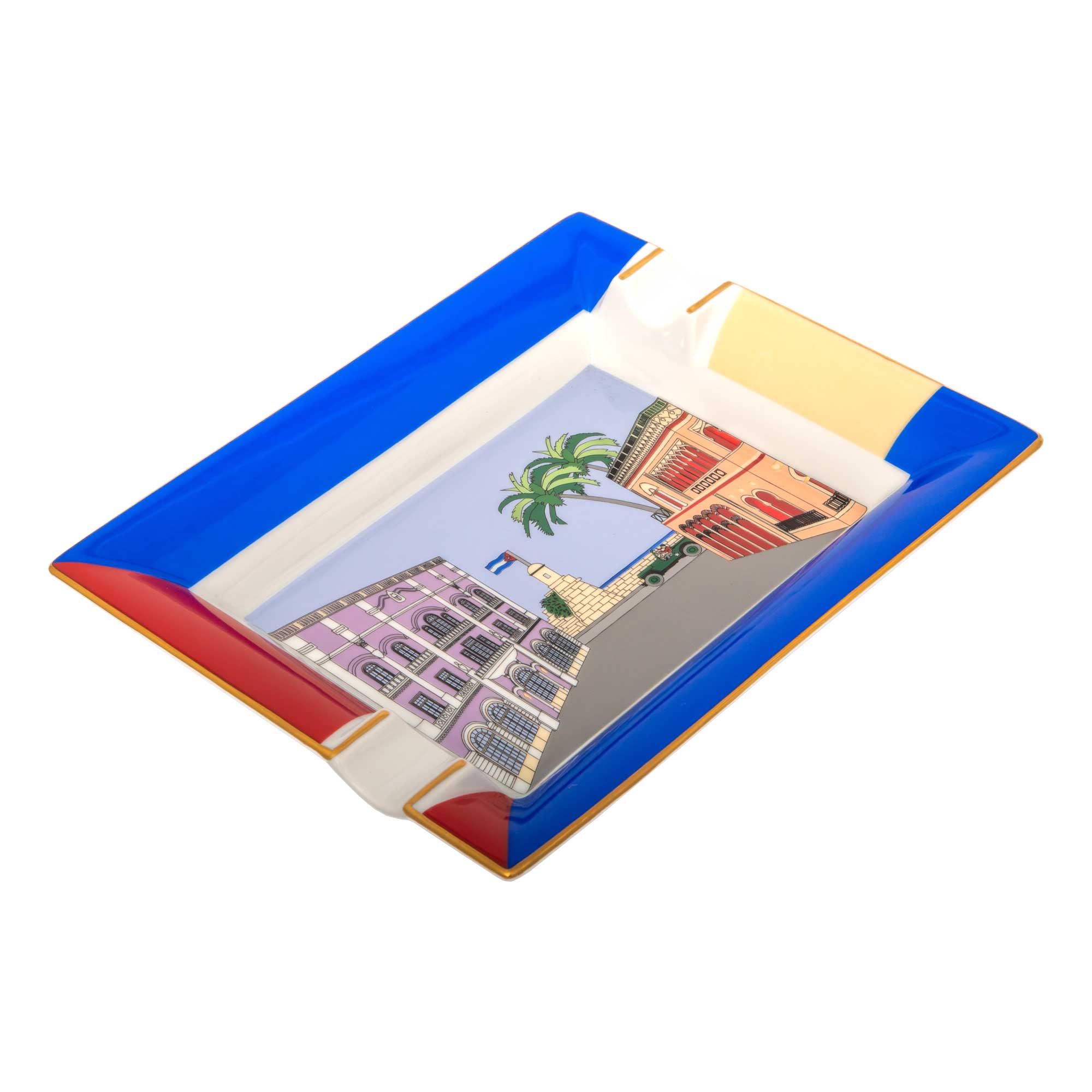 Elie Bleu Revolucion sigaraskebeger Limoges porselen