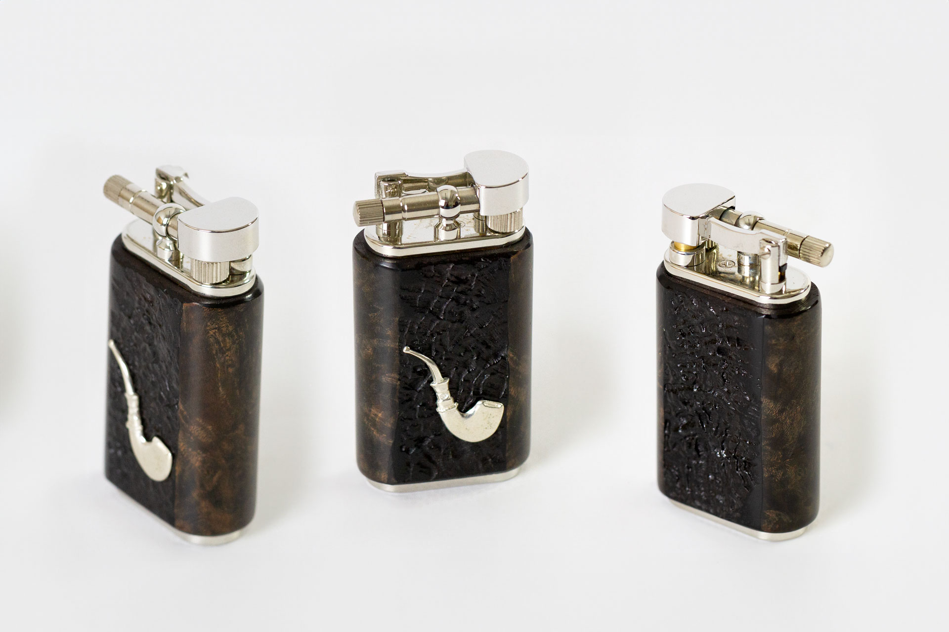 Mastro de Paja Handmade lighter messing briar stein